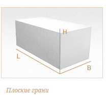 Газобетонный блок ГРАС D600, B2.5, 600x250x375 мм
